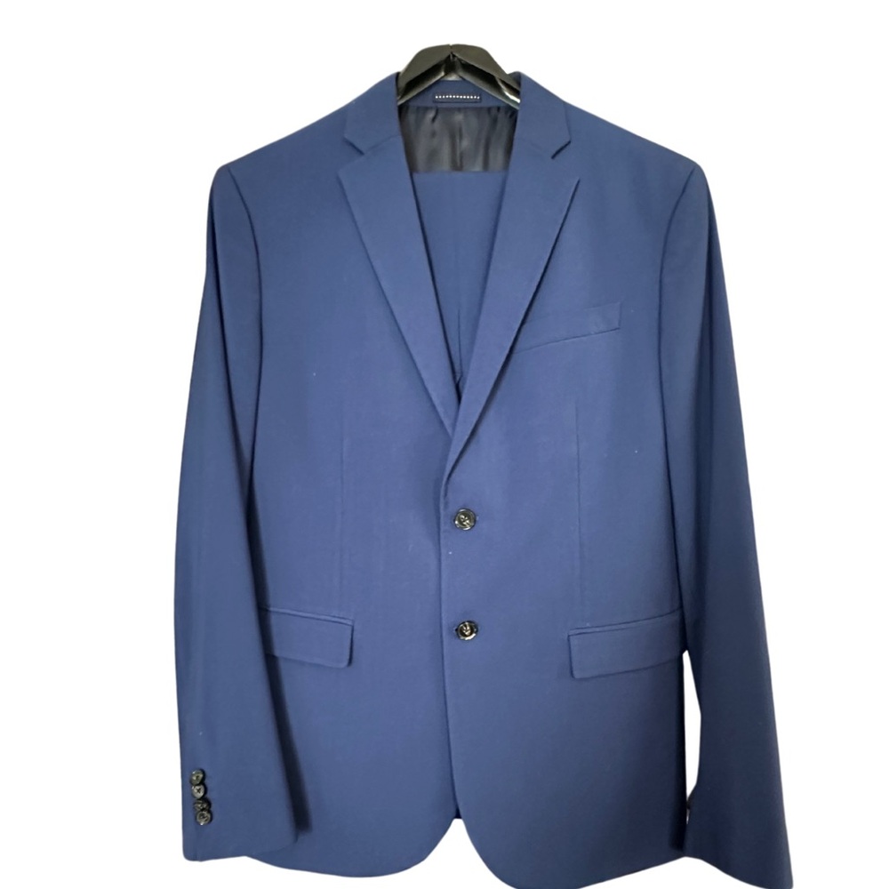 Men's Bright Blue Suit